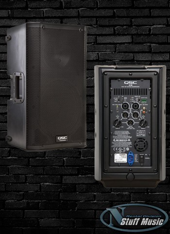 QSC K8 - 1000 Watt Powered 8" PA Speaker - Rental